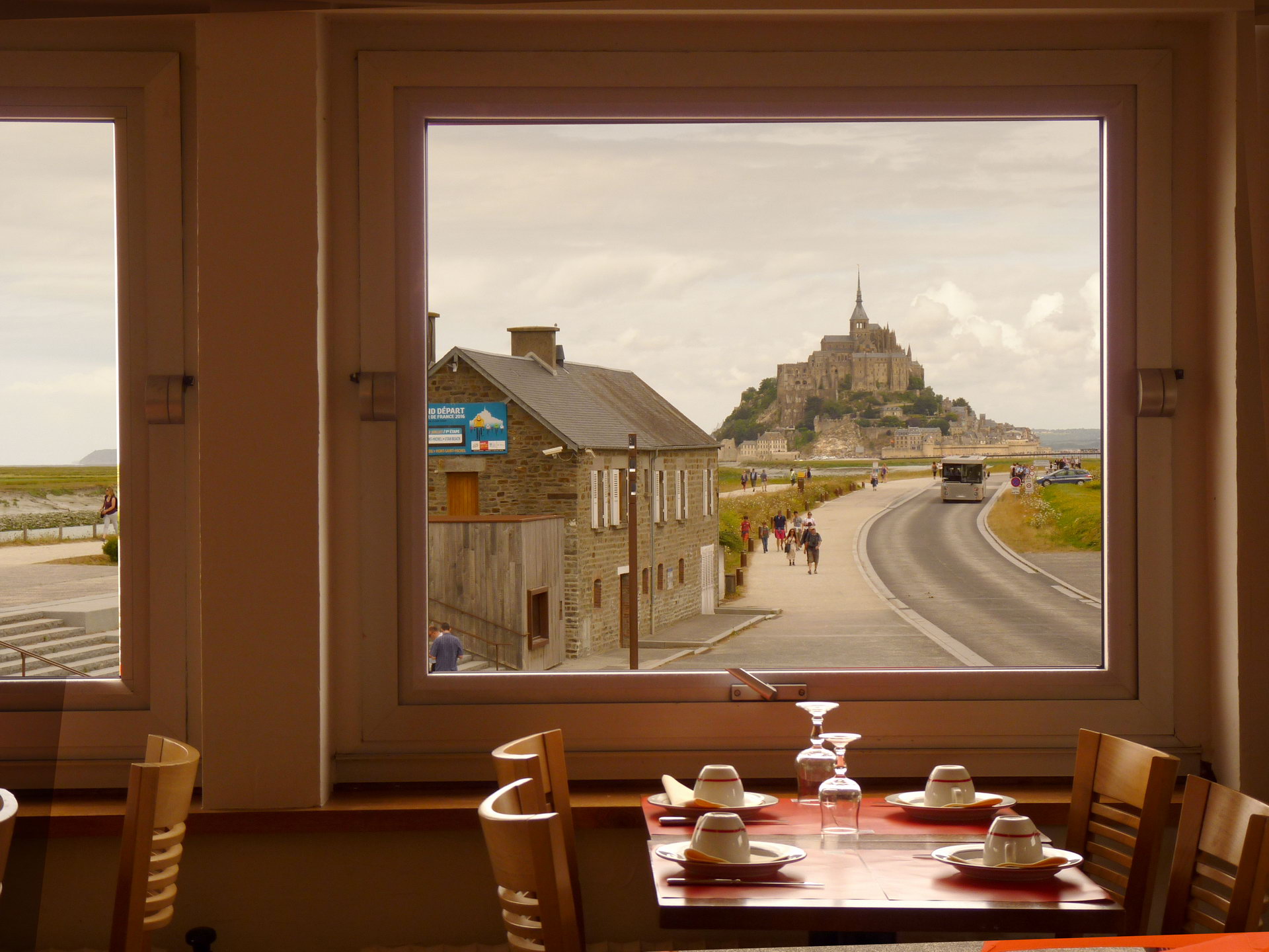View restaurant LA DIGUE 1st floor